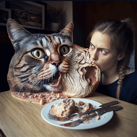Cat With Human Face