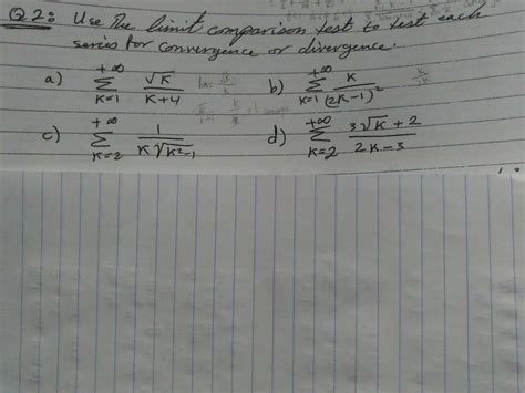 Image result for Limit Comparison Test Examples Square Root