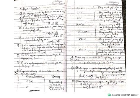 Regular Expressions and DFA/NFA Concepts - Module 2 Notes - Studocu