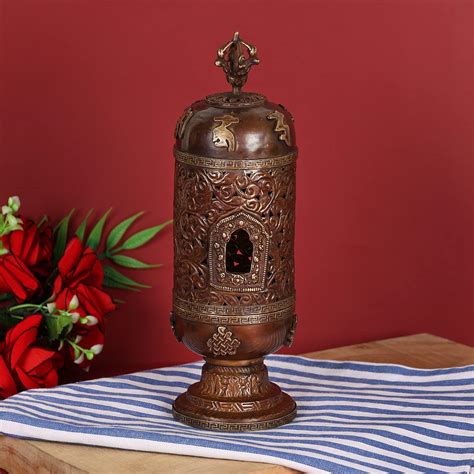 Jaszz Art Brass Peacock Design Dhoop (6in and 1 kg) Dani Pot | Loban ...