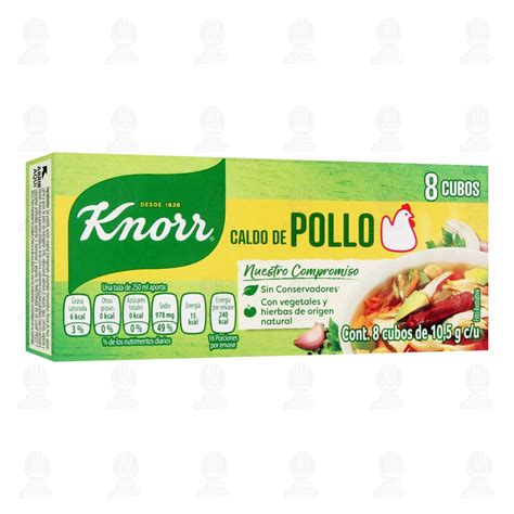 Caldo de Pollo Knorr Suiza en Cubos, 8 pzas.
