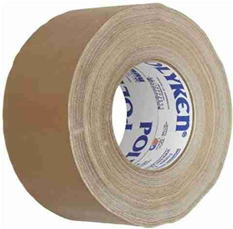 Polyken 510 Rubber Premium Grade Gaffer'S Tape, Brown, 72Mm X 50M ...