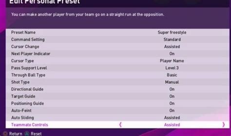 Image result for PES 2021 Settings Guide