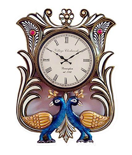 Buy RoyalsCart Peacock Analog Wall Clock Online at Low Prices in India ...