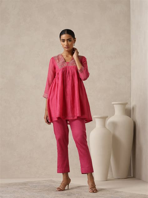 Evara Coord Set- Pink – Beige India