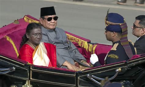 Indonesian President Subianto witnesses India's grand Republic-Day parade