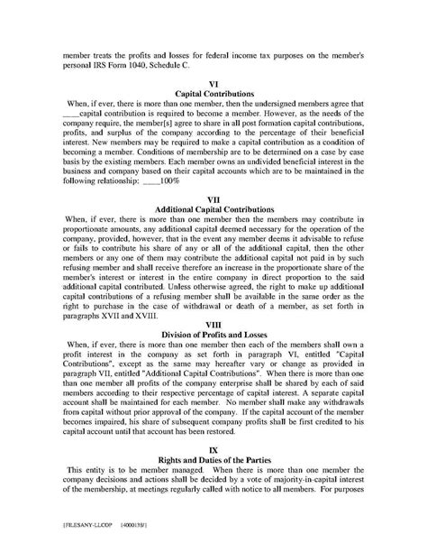 Limited Partnership Operating Agreement 的图像结果