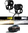 AYW Amber and White Twin Mini LED Lights High/Low Beam For Fronx Maruti ...