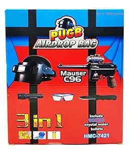 Buy Toy Shopee™ 3 in 1 PUBG AirDrop Box Helmet & Accessories Toy Set ...