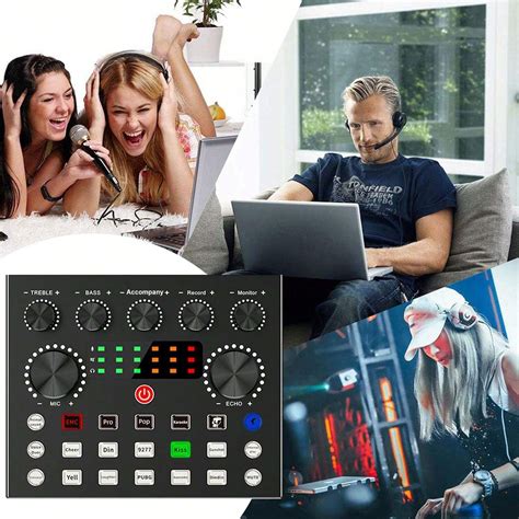 Podcast Equipment Bundle, Audio Interface With All In One Live Sound ...