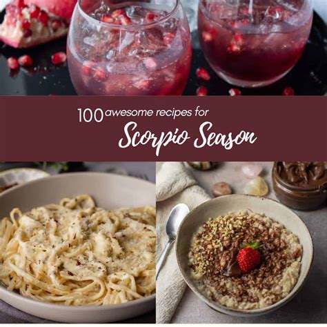 What to Eat in Scorpio Season - Awesome on 20