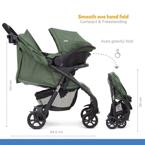 Joie Muze Lx Travel System + Juva (Birth+ To 17.5Kg)