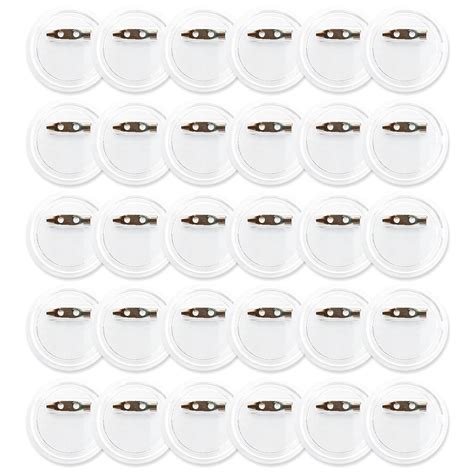 30Pcs Badge Making Kit for Kids, 1.45'' Clear Button Craft Badges Make ...