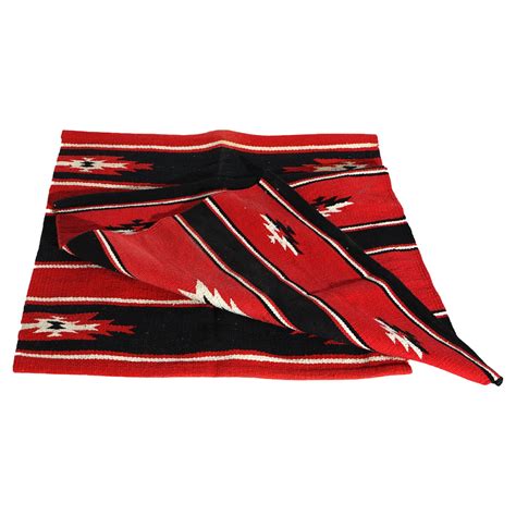 Pair of Southwest Navajo Native American Indian Design Wool Rugs Circa ...