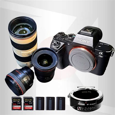 Sony Alpha a7II Canon Lens | Vizirent