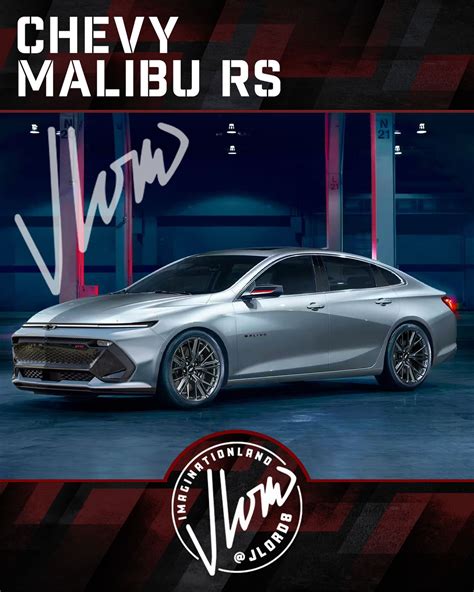 2026 Chevrolet Malibu RS Packs Modern EV Styling, Fights Affordable Mid-Size Sedans in CGI ...