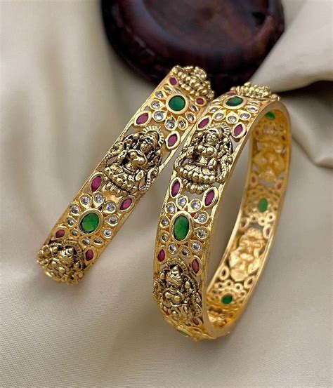 Premium lakshmi kemp bangle product code 1167 – ARACKAL JEWELLERY