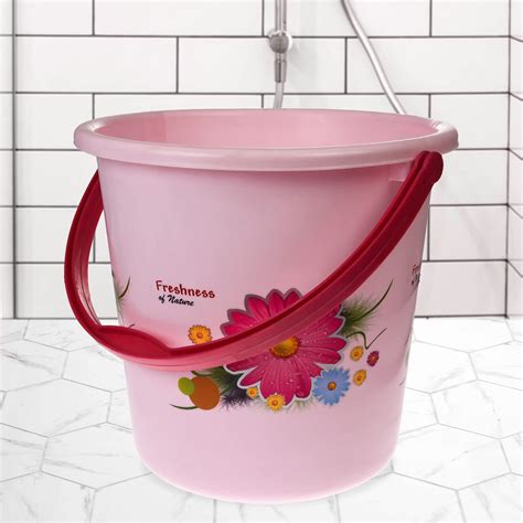 Kuber Industries Bucket|Plastic Bucket for Bathroom|Bucket for ...