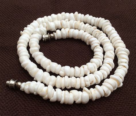 Genuine white puka shell necklace choker