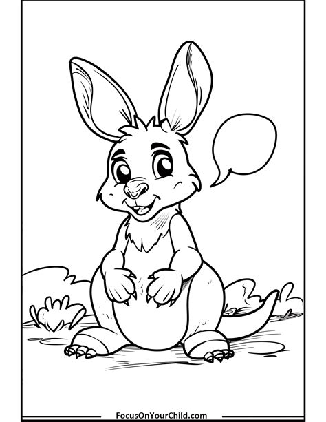 50+ Kangaroo Coloring Pages (Free PDF Printables)