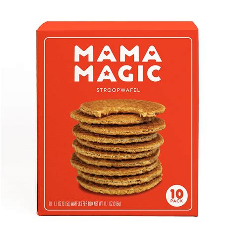 Buy Mama Magic Dutch Caramel Stroopwafel - Authentic Stroopwafels Made ...