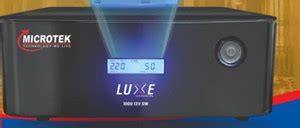 Mircotek 500 VA LUXE 1400 with 24 Months Warranty Pure Sine Wave ...