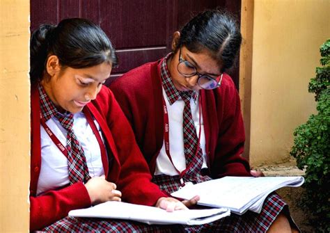 Students appear for Class 10 examination