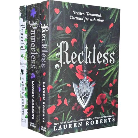 The Powerless Trilogy By Lauren Roberts 3 Books Collection (Powerless, Powerful and Reckless ...