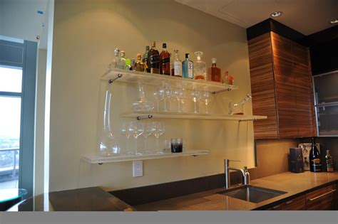 Top 15 of Floating Glass Shelves for Bar