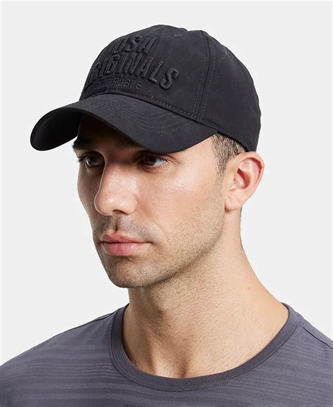 Buy Super Combed Cotton Solid Cap with Adjustable Back Closure - Black ...