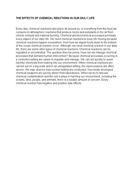 Image result for Example of a Chemical Reaction