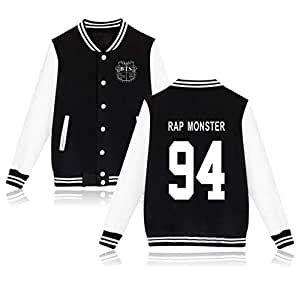 Lvyuanda Unisex Kpop BTS Numbers Hoodies Sweatshirt Fan Team Supportive ...