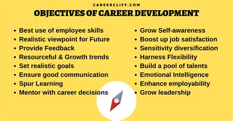 Image result for Career Development Objectives Examples