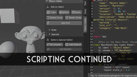 Rezultat imagine pentru Scripting in Blender