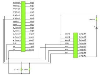 Image result for Arduino I2C Bus PCF8574