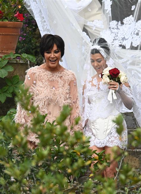 Details of Kourtney Kardashian's Italy wedding dress