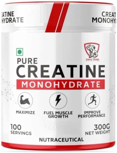 DAILY DOSE NUTRITION Creatine Monohydrate, Strength, Reduce Fatigue ...