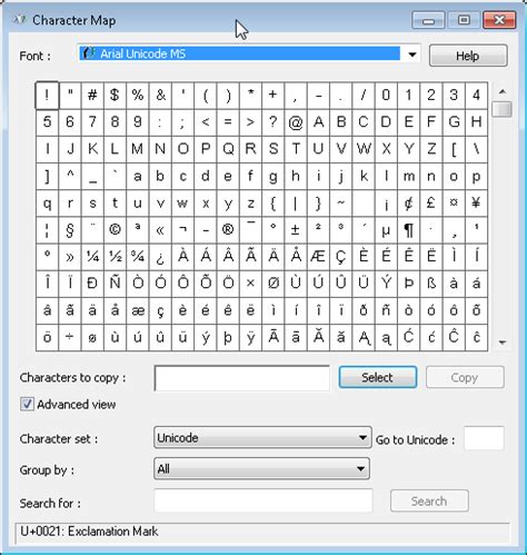 Image result for ASCII Map Windows