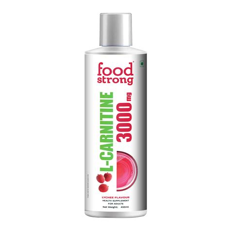 L-Carnitine 3000 mg Liquid - Lychee Flavour | 450ml – foodstrong