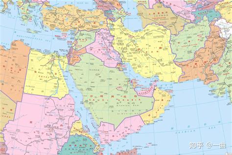 世界地图中东地区 的图像结果