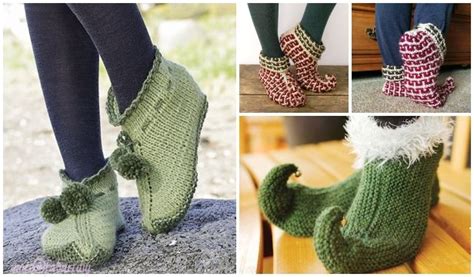 Image result for Knitting Elf Slipper Pattern