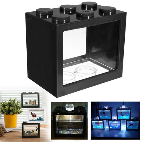 LED Light Desktop Mini Fish Tank 的图像结果