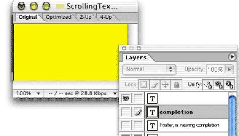 Scrolling Text Photoshop Tutorial 的图像结果