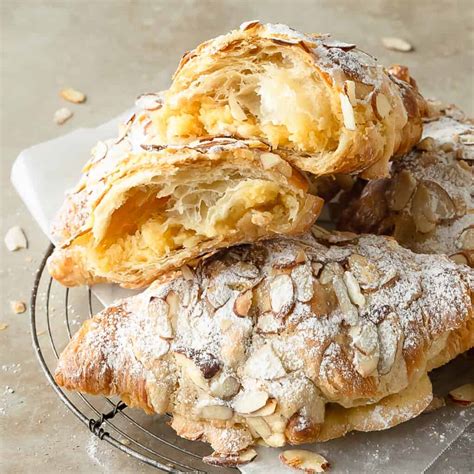 Almond Croissants (Easy French Bakery Style) - Olives + Thyme