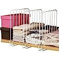 Go Hooked Coated Iron Racks Closet Shelf Organiser Shelf Partitions ...