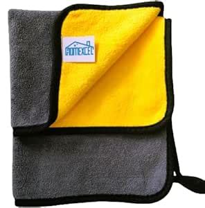 HOMEXCEL Microfiber Double Layered Cloth 40x40 cm Extra Thick Cleaning ...