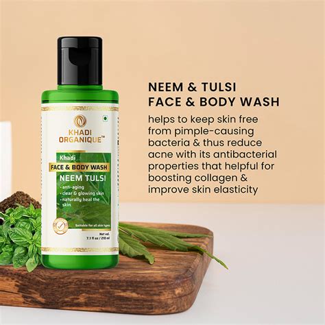 Khadi Organique Neem & Tulsi Face Wash and Body Wash Online In India