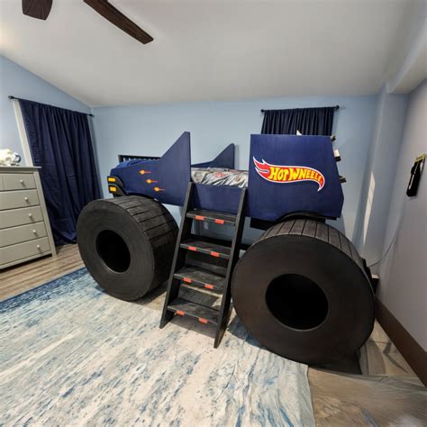 Monster Truck Bed Frame DIY Plan: Twin Size Car Bed (PDF) - Etsy