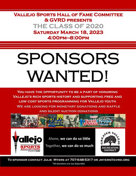 Vallejo Sports Hall of Fame Ceremony — Visit Vallejo