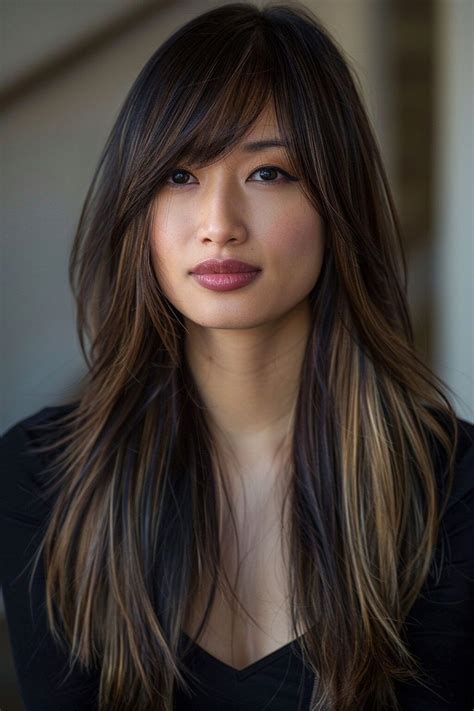 Pin by Angela Na on make up | Long hair styles, Long hair cuts, Long ...